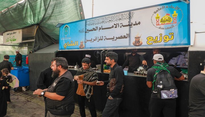 تقرير مصور/ مدينة الامام الحسين (ع) العصرية للزائرين تعلن حجم خدماتها خلال زيارة الاربعين في كربلاء