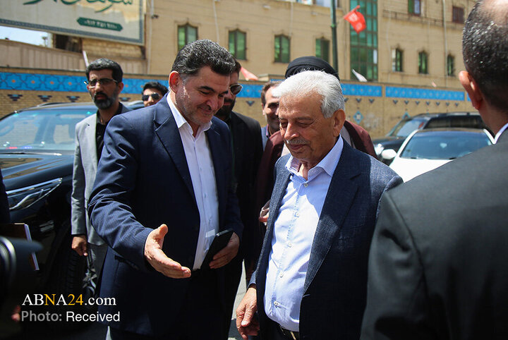 وزیر امنیت غذایی و تحقیقات ملی پاکستان در حرم حضرت معصومه (س)
