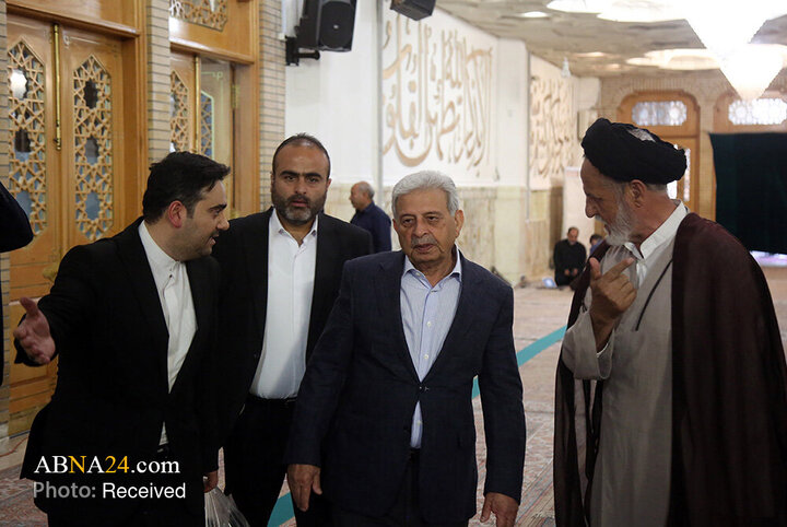 وزیر امنیت غذایی و تحقیقات ملی پاکستان در حرم حضرت معصومه (س)