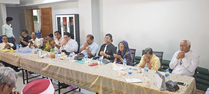 ရန်ကုန် မြို့ ဇိနသ် အစ္စလာမ်ခမ်းမတွင် အနှစ် ၁၅၀၀ ပြည့်နှစ် မဟာတမန်တော် (ဆွ)  နေ့အခမ်းအနား ကျင်းပရေး ဗဟို ကော်မတီ ညှိနှိုင်း  အစည်းဝေးကျင်းပ ။ ။ Photos