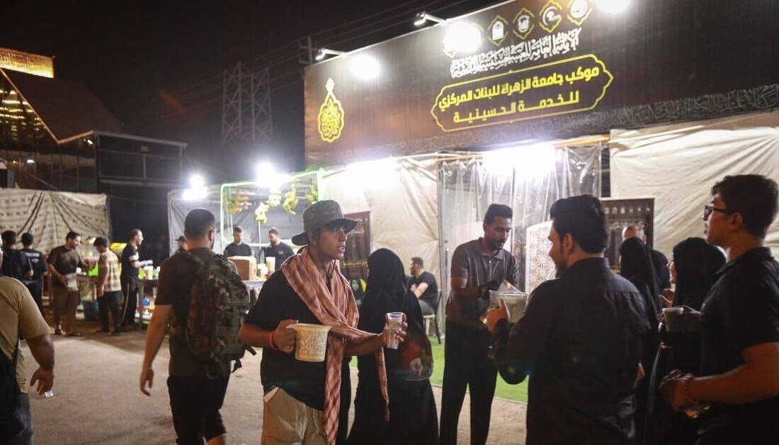 نشاطات وفعاليات جامعة الزهراء خلال زيارة الأربعين لهذا العام