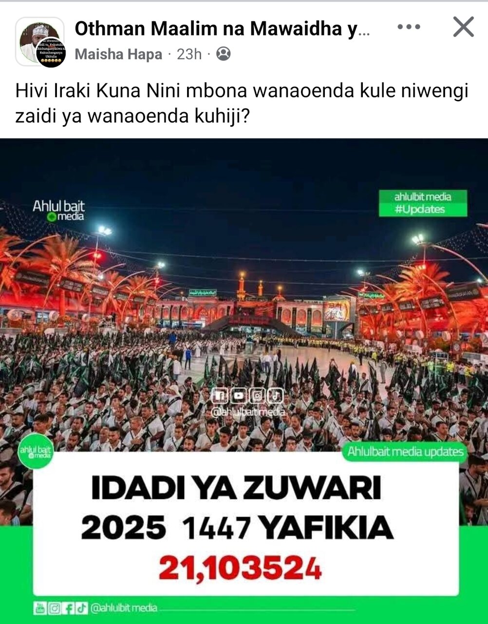 Ukarimu wa Iraq kwa Mazuwwari na Ukandamizaji wa Saudia kwa Mahujaji: Tofauti ya Idadi ya Mahujaji na Mazuwari