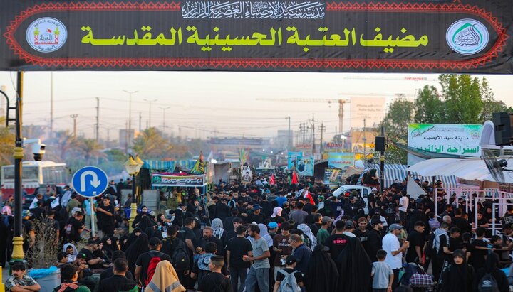 تقرير مصور/ مدينة سيد الأوصياء (ع) قدمت مختلف الخدمات لزوار الأربعين في محور (كربلاء - بغداد)