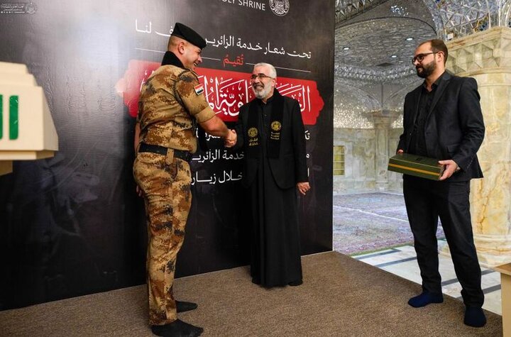 تكريم 800 طالب من كلية الشرطة الثانية تقديرًا لجهودهم خلال زيارة الأربعين في العتبة العلويّة المقدّسة