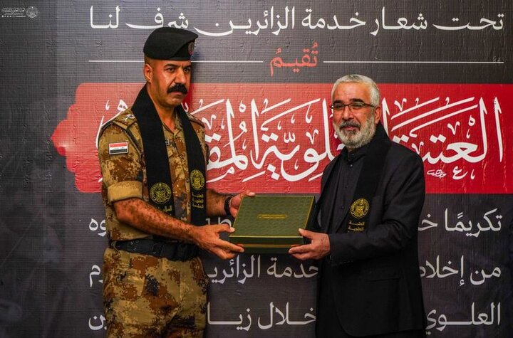 تكريم 800 طالب من كلية الشرطة الثانية تقديرًا لجهودهم خلال زيارة الأربعين في العتبة العلويّة المقدّسة