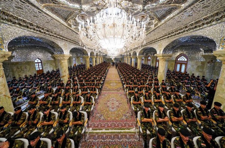 تكريم 800 طالب من كلية الشرطة الثانية تقديرًا لجهودهم خلال زيارة الأربعين في العتبة العلويّة المقدّسة