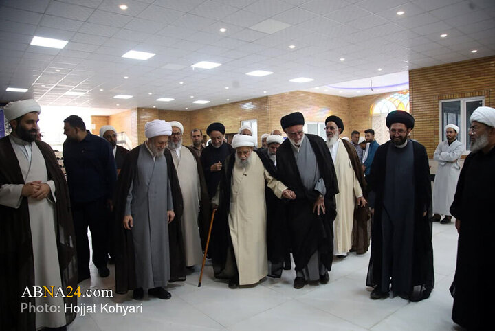 گردهمایی علما و روحانیون شهر شیراز با حضور آیت‌الله کریمی جهرمی