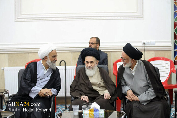 گردهمایی علما و روحانیون شهر شیراز با حضور آیت‌الله کریمی جهرمی