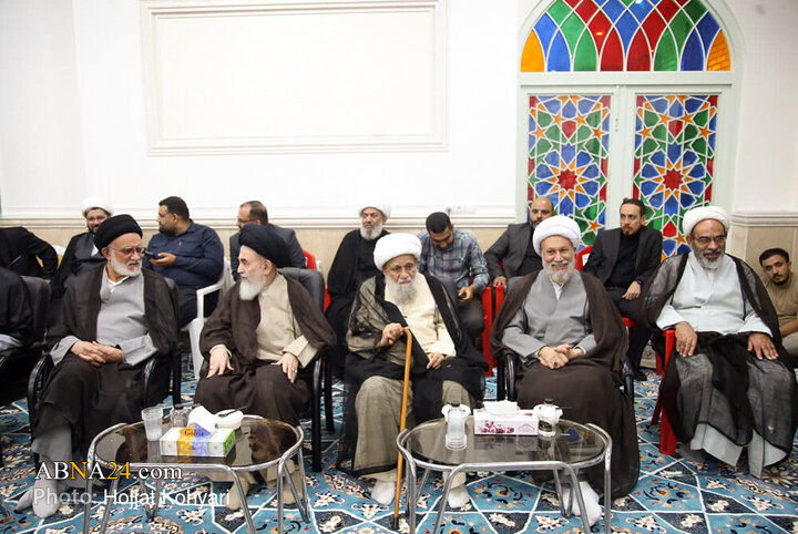 گردهمایی علما و روحانیون شهر شیراز با حضور آیت‌الله کریمی جهرمی