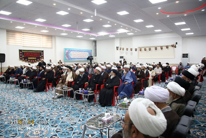 گردهمایی علما و روحانیون شهر شیراز با حضور آیت‌الله کریمی جهرمی