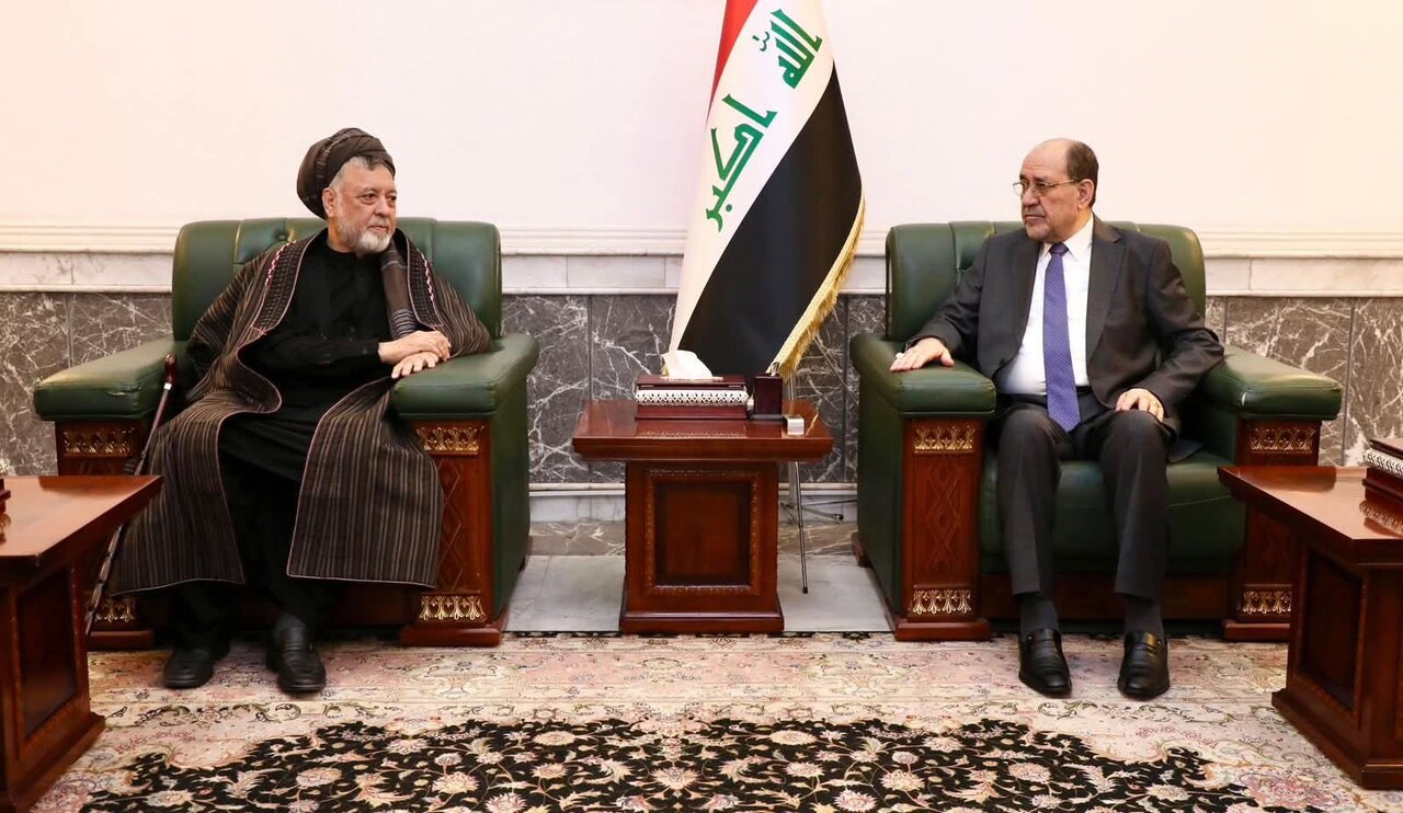 حاجی محمد محقق با نوری المالکی دیدار کرد / قول پیگیری ویزای زائران افغانستانی