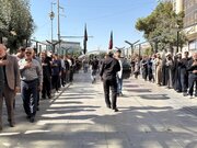 Sine di şîna Pêxemberê Rehmetê (S.X.A) û Ehlê Beytê hêja (S) de bû.