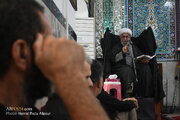تقرير مصور/ كلمة آية الله رمضاني في عزاء 28 من شهر صفر عند مرقد السيد محمد (ع) بمدينة آستانه أشرفية الإيرانية