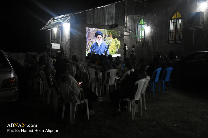 مراسم عزاداری شب ۲۸ صفر در روستای منگوده پیربازار استان گیلان
