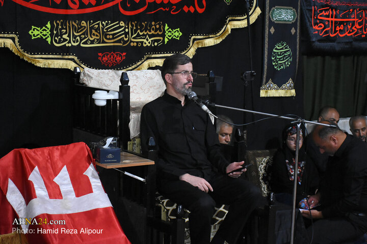 مراسم عزاداری شب ۲۸ صفر در روستای منگوده پیربازار استان گیلان