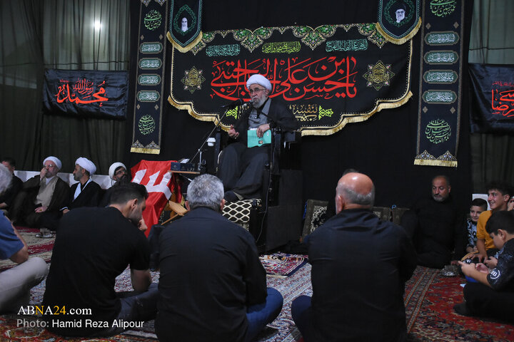 مراسم عزاداری شب ۲۸ صفر در روستای منگوده پیربازار استان گیلان