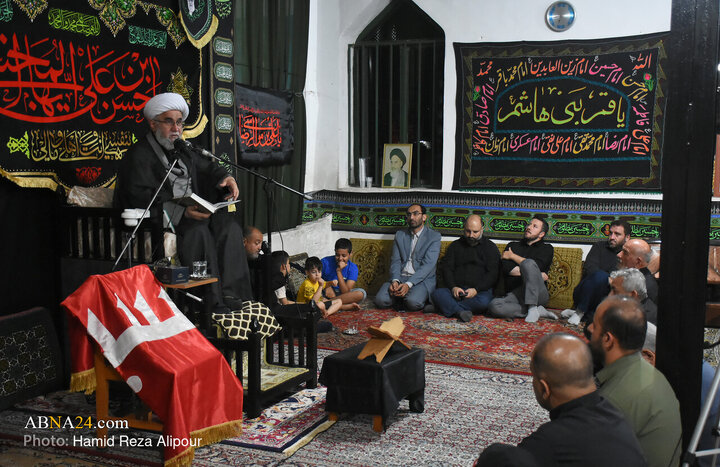 مراسم عزاداری شب ۲۸ صفر در روستای منگوده پیربازار استان گیلان