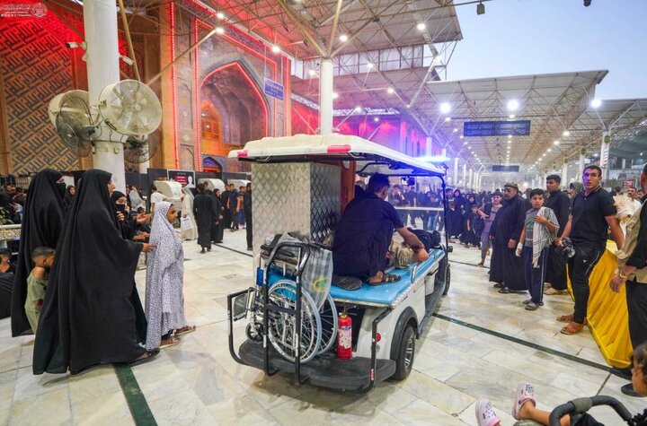 تقرير مصور/ انتشار واسع لحماية الزائرين في ذكرى شهادة النبيّ الأكرم (ص) في النجف الأشرف