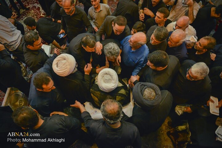 Foto / Cehrum Bölgesinde Peygamber Ekrem (s.a.a) ve İmam Hasan'ın (a.s) Şehadet Yıldönümü Hasabiyle Düzenlenen Matem Merasimi