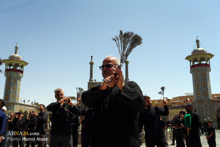 مراسم عزاداری ۲۸ صفر در حرم حضرت فاطمه معصومه (س)