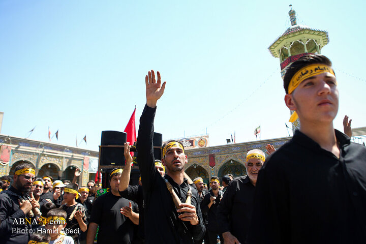 مراسم عزاداری ۲۸ صفر در حرم حضرت فاطمه معصومه (س)