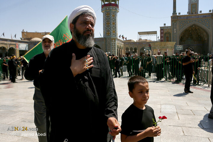 مراسم عزاداری ۲۸ صفر در حرم حضرت فاطمه معصومه (س)