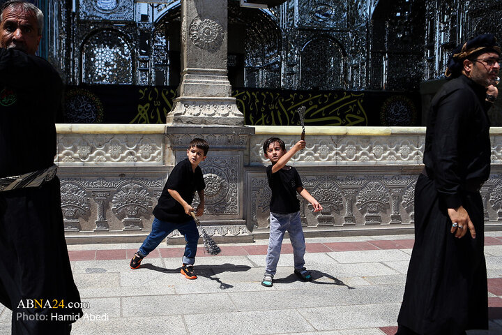 مراسم عزاداری ۲۸ صفر در حرم حضرت فاطمه معصومه (س)