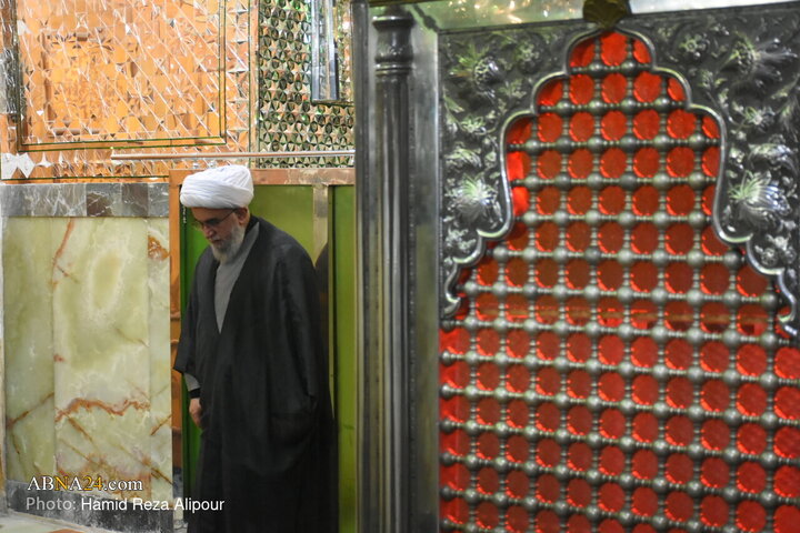 حضور  دبیرکل مجمع جهانی اهل‌بیت‌(ع) در آستان مقدس سید جلال‌الدین اشرف (ع)