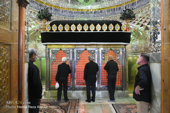 حضور  دبیرکل مجمع جهانی اهل‌بیت‌(ع) در آستان مقدس سید جلال‌الدین اشرف (ع)