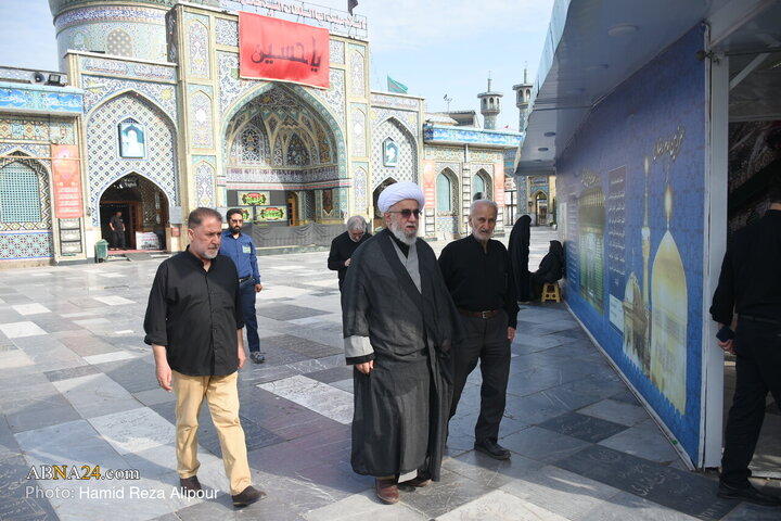 حضور  دبیرکل مجمع جهانی اهل‌بیت‌(ع) در آستان مقدس سید جلال‌الدین اشرف (ع)