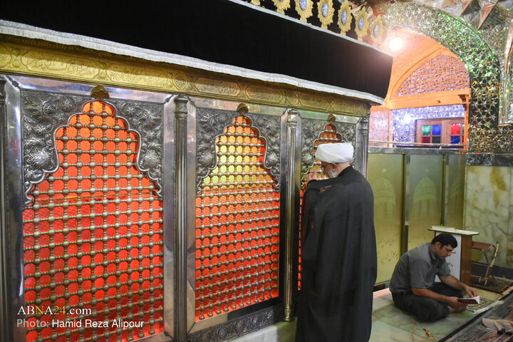 حضور  دبیرکل مجمع جهانی اهل‌بیت‌(ع) در آستان مقدس سید جلال‌الدین اشرف (ع)