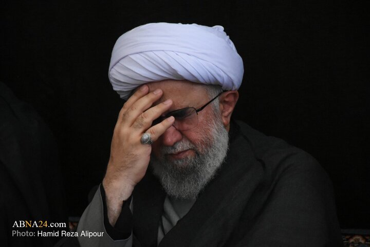 مراسم عزاداری روز ۲۸ صفر در شهرستان آستان اشرفیه با سخنرانی آیت‌الله رمضانی