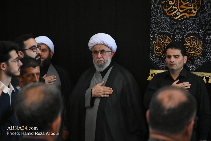 مراسم عزاداری روز ۲۸ صفر در شهرستان آستان اشرفیه با سخنرانی آیت‌الله رمضانی
