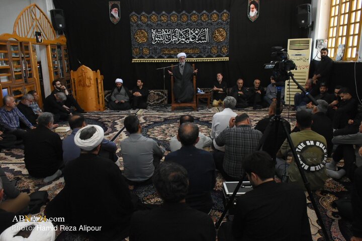 مراسم عزاداری روز ۲۸ صفر در شهرستان آستان اشرفیه با سخنرانی آیت‌الله رمضانی