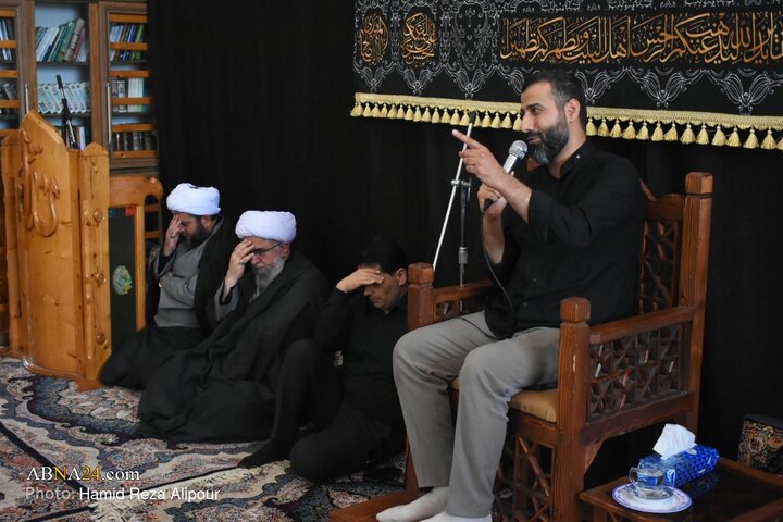 مراسم عزاداری روز ۲۸ صفر در شهرستان آستان اشرفیه با سخنرانی آیت‌الله رمضانی