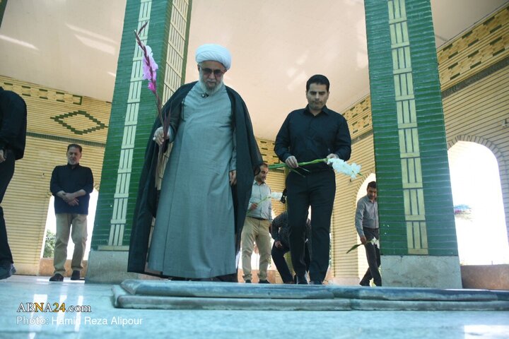 مراسم عزاداری روز ۲۸ صفر در شهرستان آستان اشرفیه با سخنرانی آیت‌الله رمضانی