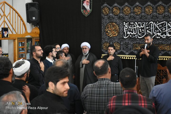 مراسم عزاداری روز ۲۸ صفر در شهرستان آستان اشرفیه با سخنرانی آیت‌الله رمضانی