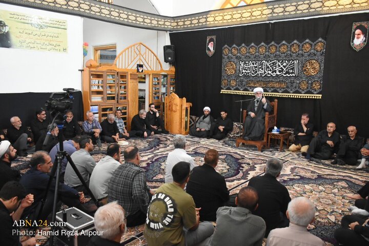 مراسم عزاداری روز ۲۸ صفر در شهرستان آستان اشرفیه با سخنرانی آیت‌الله رمضانی