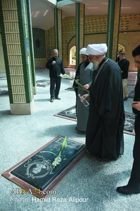 مراسم عزاداری روز ۲۸ صفر در شهرستان آستان اشرفیه با سخنرانی آیت‌الله رمضانی