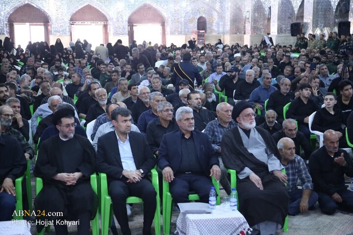 مراسم پاسداشت چهلمین روز شهید غیب پرور در شیراز