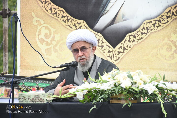 مراسم یادبود شهدای روستای سیاهرود پشته شهرستان رودبار