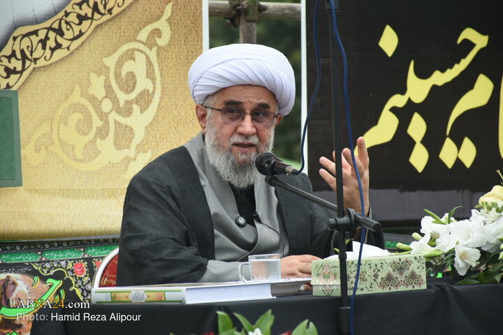 مراسم یادبود شهدای روستای سیاهرود پشته شهرستان رودبار