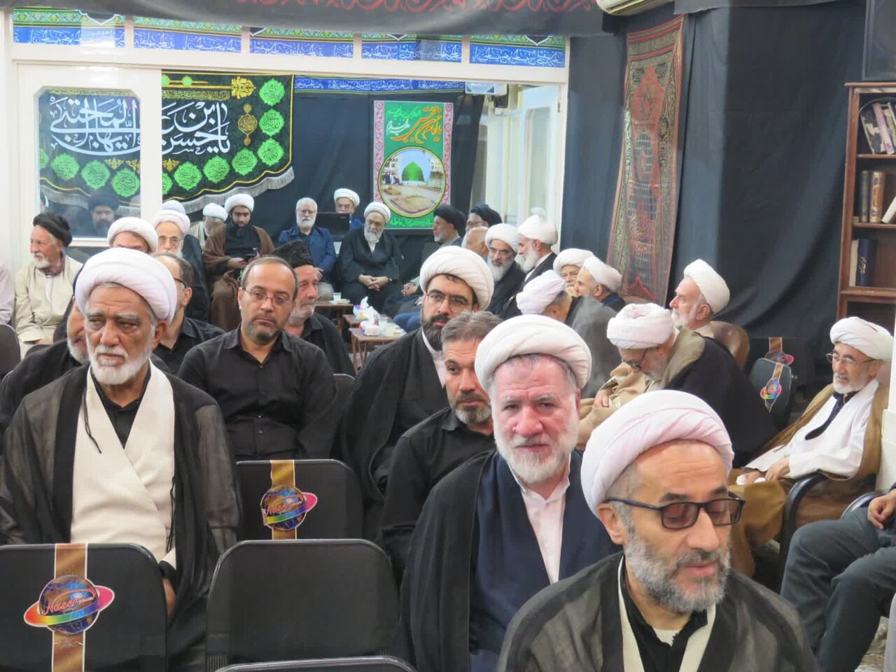 مراسم سوگواری ۲۸ صفر در حسینیه دفتر مرحوم آیتالله فاضل لنکرانی برگزار شد + تصاویر