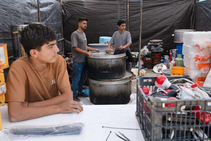Photos: Preparations underway for service tents in Mashhad during final days of Safar
