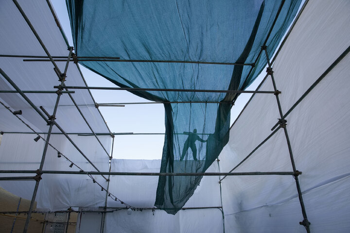 Photos: Preparations underway for service tents in Mashhad during final days of Safar