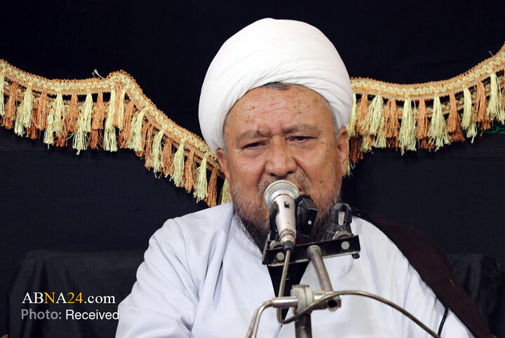 مراسم عزاداری ۲۸ صفر در دفتر آیت‌الله فاضلی بهسودی در قم