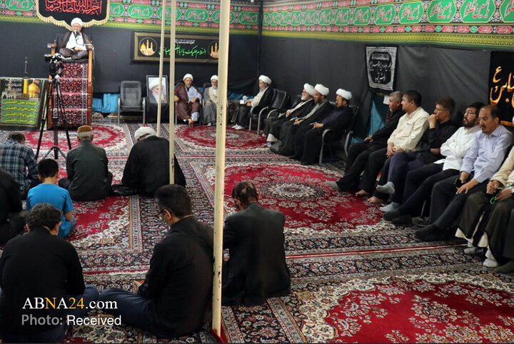 مراسم عزاداری ۲۸ صفر در دفتر آیت‌الله فاضلی بهسودی در قم
