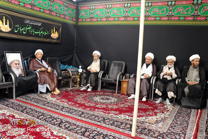 مراسم عزاداری ۲۸ صفر در دفتر آیت‌الله فاضلی بهسودی در قم