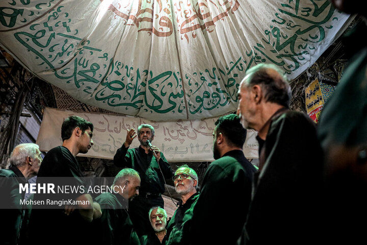 Photos: Mourning ceremony of 28th Safar at Tehran Grand Bazaar