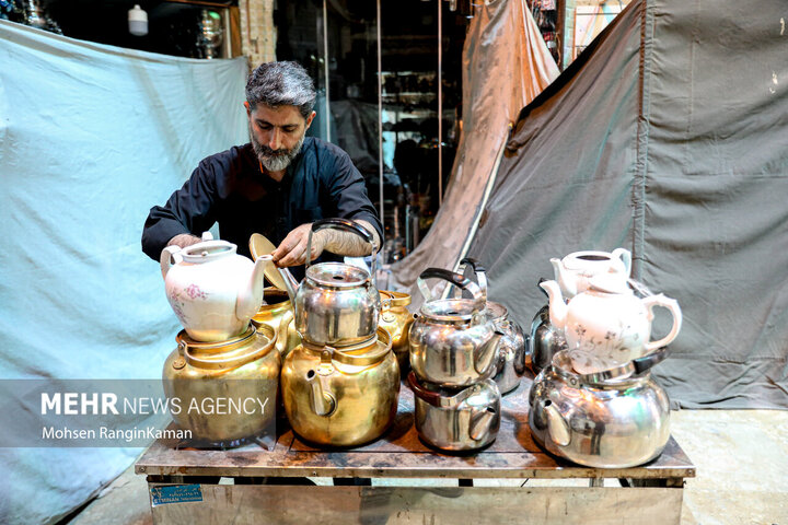 Photos: Mourning ceremony of 28th Safar at Tehran Grand Bazaar